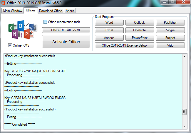 Instrucciones Office 3